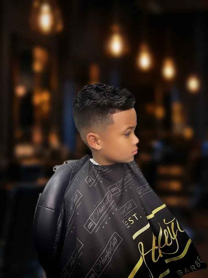 Kid’s taper + textured top